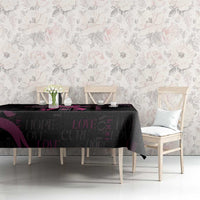 American Breast Cancer Tablecloth Hope And Cure Cross - Wonder Print Shop