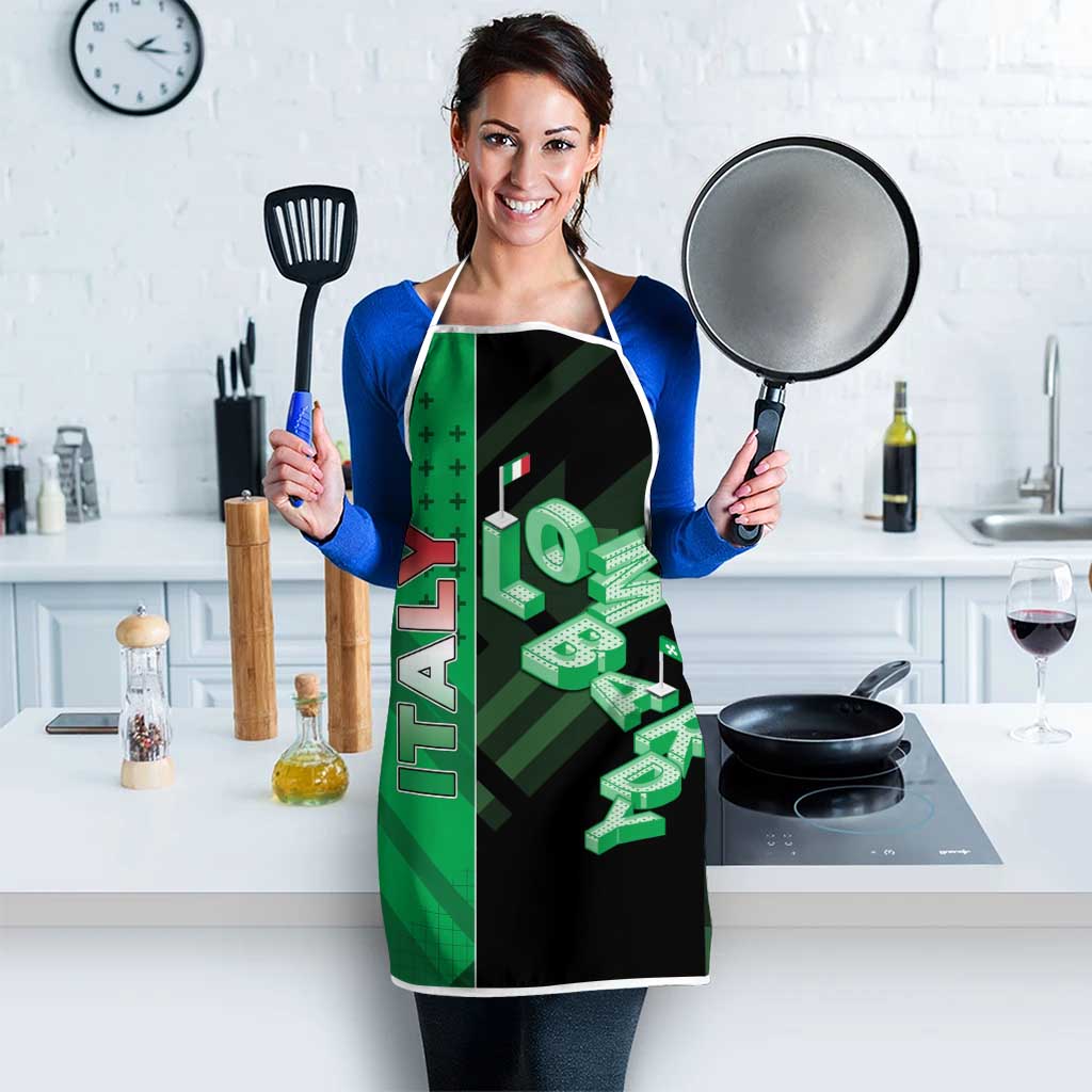 Italy Lombardy Apron Isometric Style - Wonder Print Shop