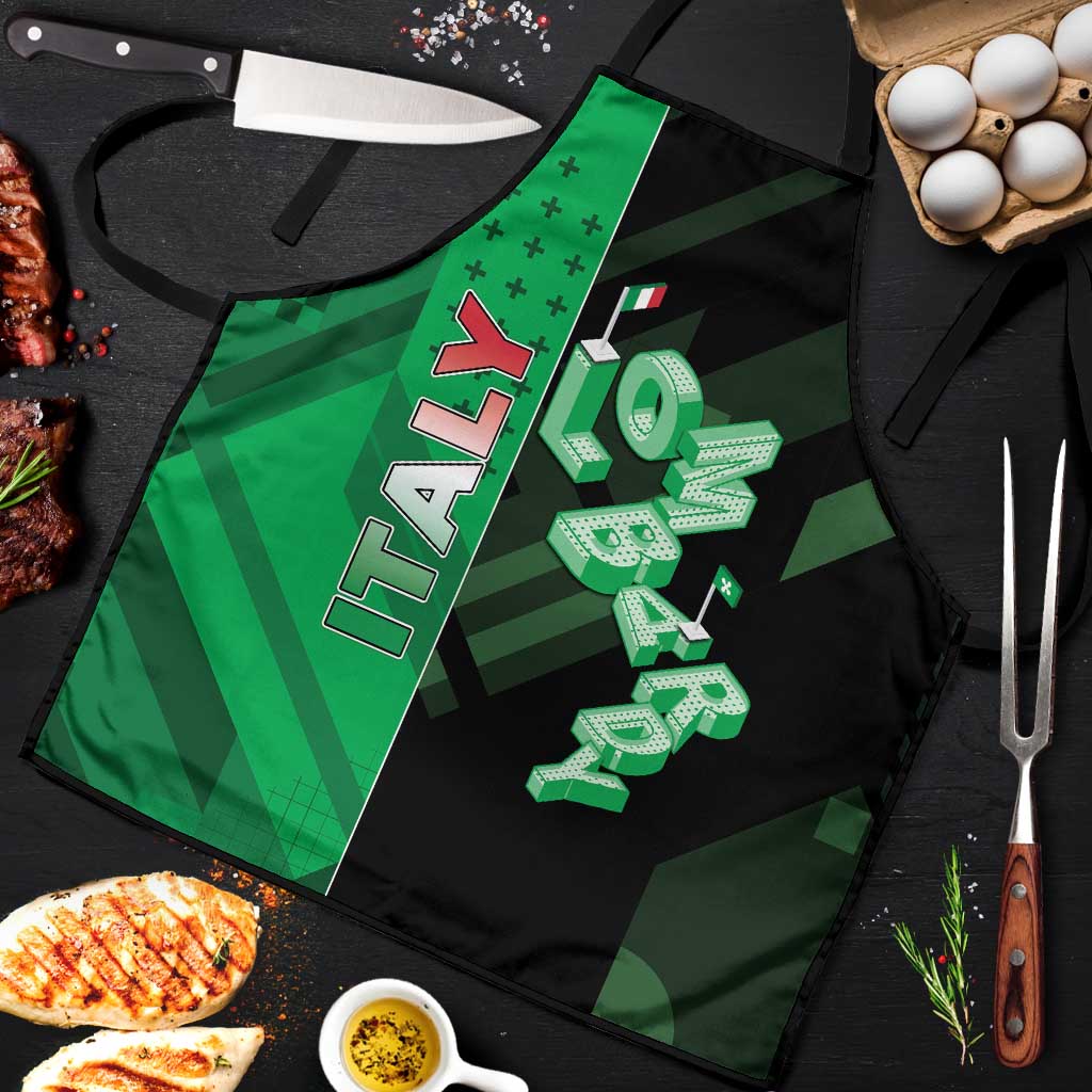Italy Lombardy Apron Isometric Style - Wonder Print Shop