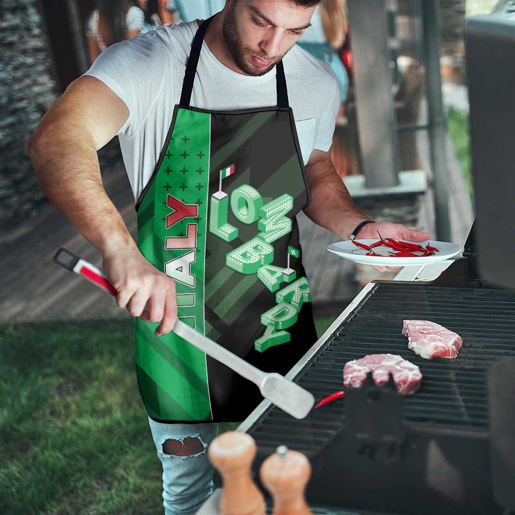 Italy Lombardy Apron Isometric Style - Wonder Print Shop