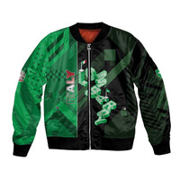 Personalized Italy Lombardy Bomber Jacket Isometric Style - Wonder Print Shop