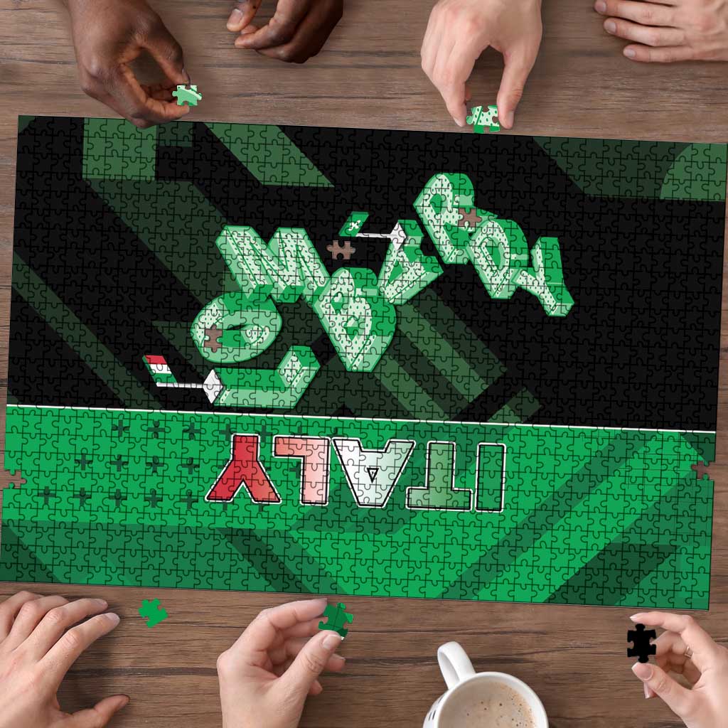 Italy Lombardy Puzzle Isometric Style - Wonder Print Shop