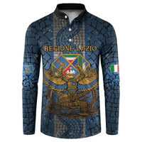 Personalized Italy Lazio Button Sweatshirt Roman Eagle Heritage - Wonder Print Shop
