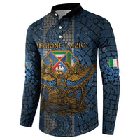 Personalized Italy Lazio Button Sweatshirt Roman Eagle Heritage - Wonder Print Shop