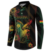 Personalized Ghana Button Sweatshirt Eagle Of Freedom And Justice