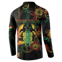 Personalized Ghana Button Sweatshirt Eagle Of Freedom And Justice