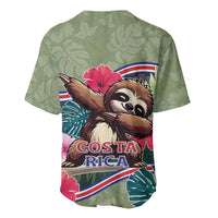 Costa Rica Baseball Jersey Pura Vida Dabbing Sloth
