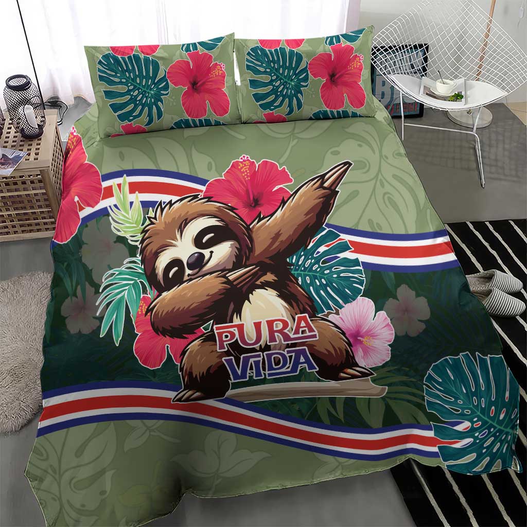 Costa Rica Bedding Set Pura Vida Dabbing Sloth