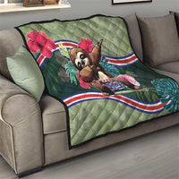 Costa Rica Quilt Pura Vida Dabbing Sloth