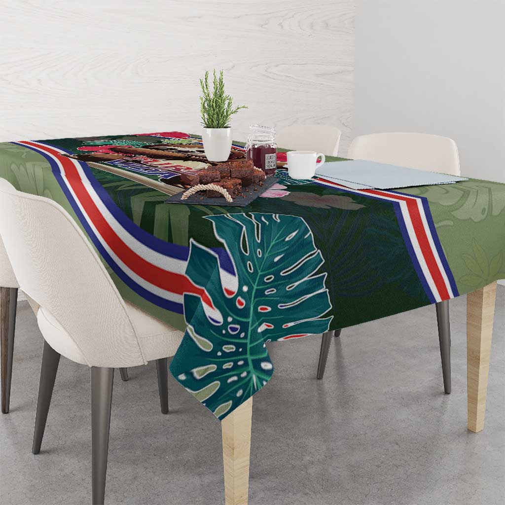 Costa Rica Tablecloth Pura Vida Dabbing Sloth