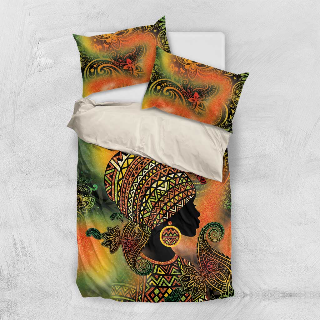 Black Women Bedding Set Afro Latina Queen - Wonder Print Shop