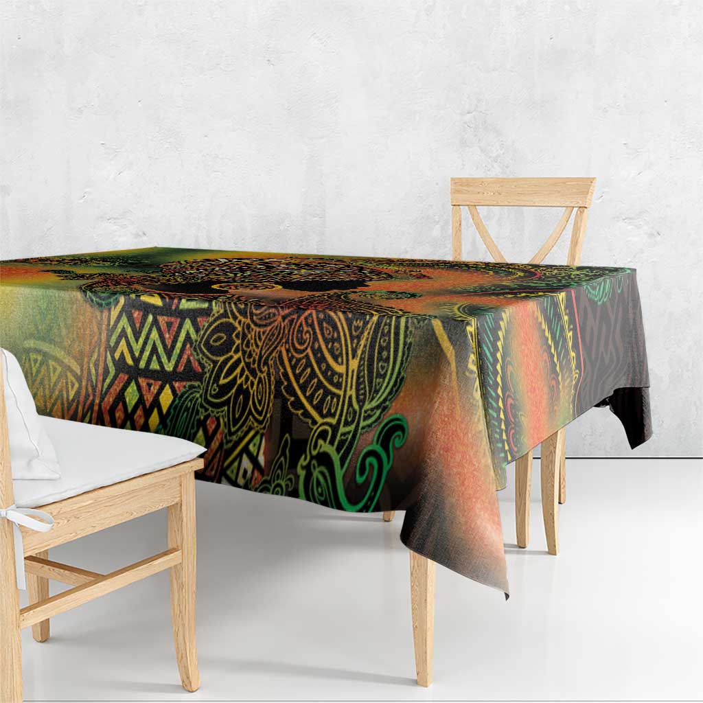 Black Women Tablecloth Afro Latina Queen - Wonder Print Shop