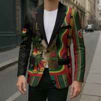 Bolivia Blazer The Llama With Kantuta Over Andean Patterns - Wonder Print Shop