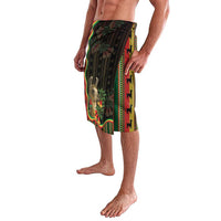 Bolivia Lavalava The Llama With Kantuta Over Andean Patterns - Wonder Print Shop