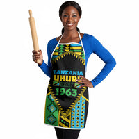 Tanzania Independence Day Apron Uhuru 1963 African Shield Tribal Pattern