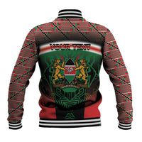 Personalized Kenya Independence Day Baseball Jacket Tribal Lion 1963 Maasai Beadwork