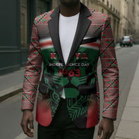 Personalized Kenya Independence Day Blazer Tribal Lion 1963 Maasai Beadwork