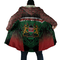 Personalized Kenya Independence Day Cloak Tribal Lion 1963 Maasai Beadwork