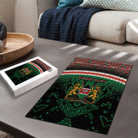 Personalized Kenya Independence Day Puzzle Tribal Lion 1963 Maasai Beadwork