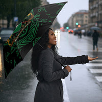 Personalized Kenya Independence Day Umbrella Tribal Lion 1963 Maasai Beadwork