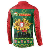 Portugal Christmas Button Sweatshirt Funny Galo De Barcelos - Wonder Print Shop