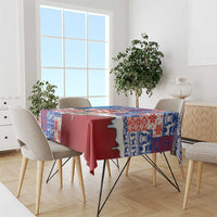 Slovakia Christmas Tablecloth Vesale Vianoce Xmas Pattern - Wonder Print Shop
