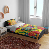 Italy Sicily Bedding Set Gorgoneion Baroque Patterns - Wonder Print Shop
