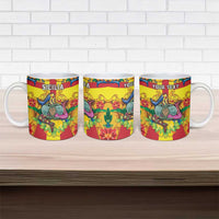 Personalized Italy Sicily Ceramic Mug Gorgoneion Baroque Patterns - Wonder Print Shop