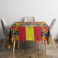 Italy Sicily Tablecloth Gorgoneion Baroque Patterns - Wonder Print Shop