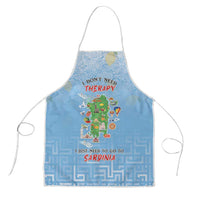 Italy Sardinia Apron I Don't Need Therapy - Wonder Print Shop