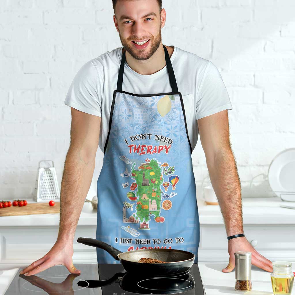 Italy Sardinia Apron I Don't Need Therapy - Wonder Print Shop