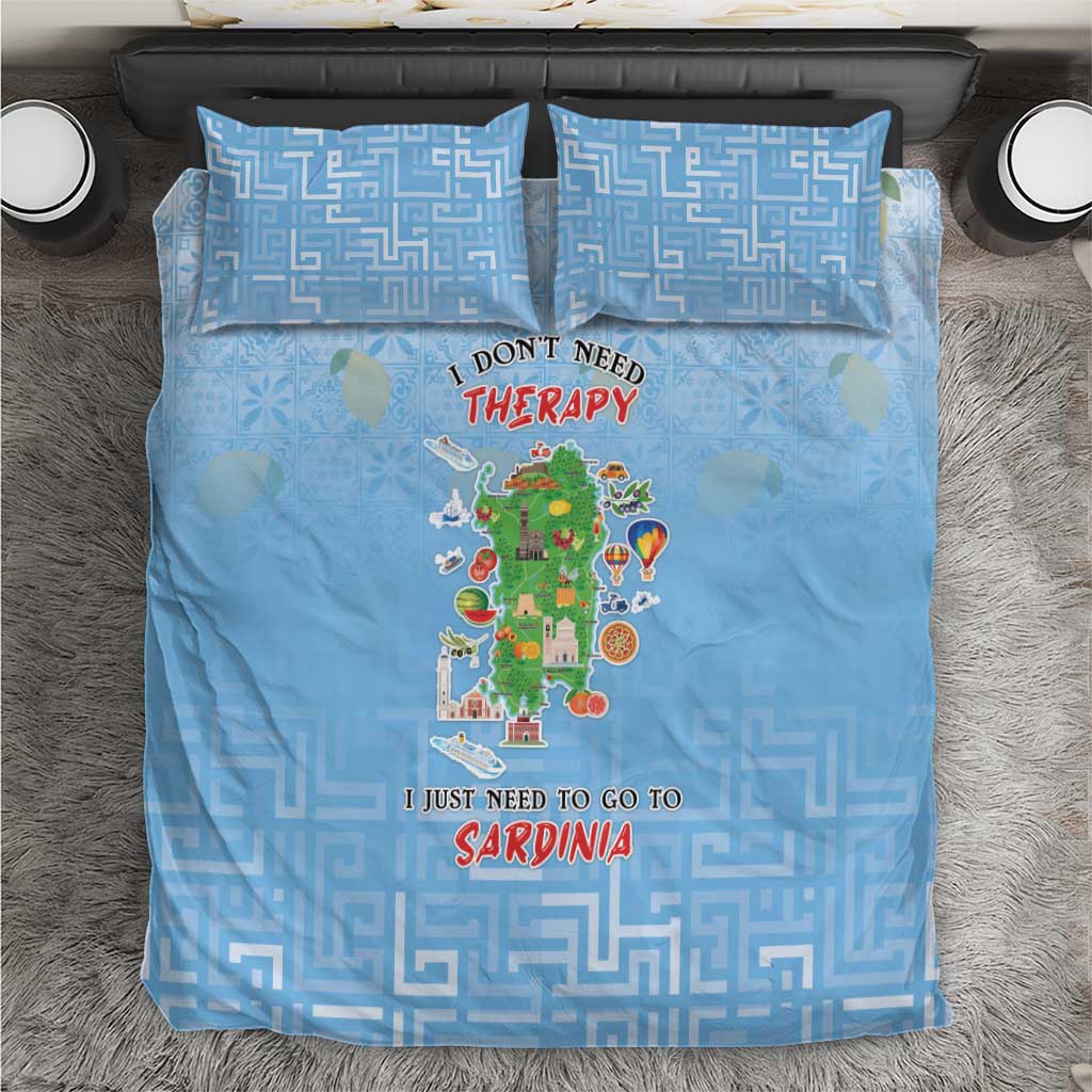 Italy Sardinia Bedding Set I Don't Need Therapy - Wonder Print Shop