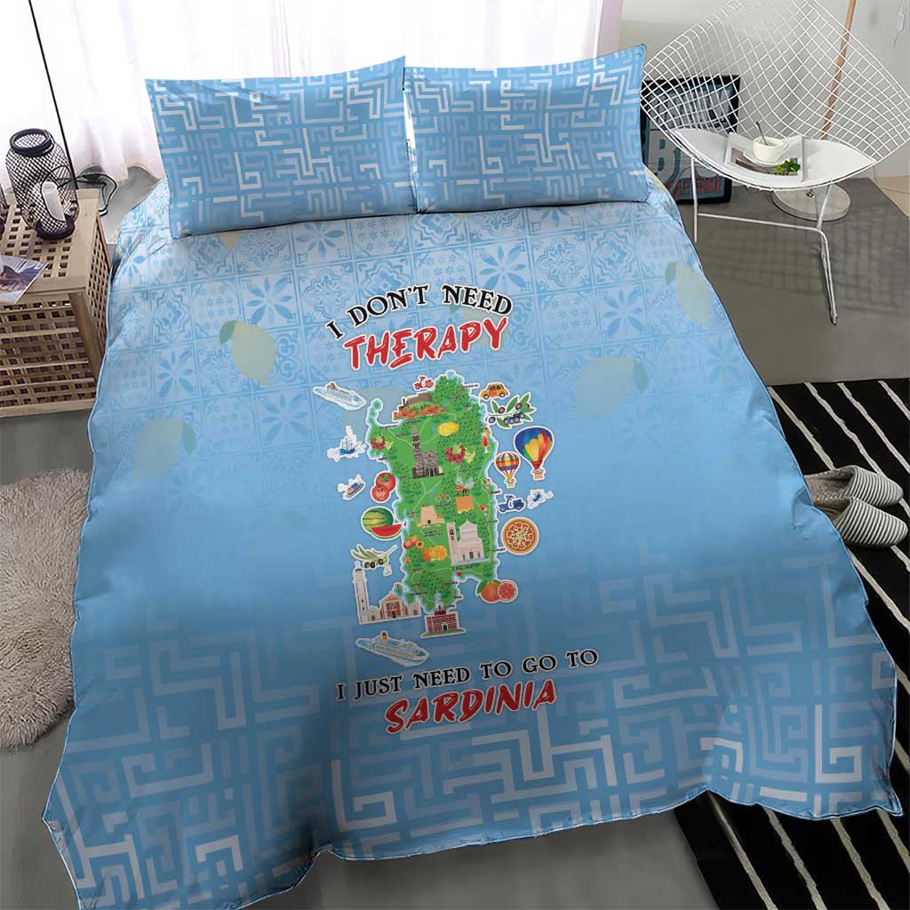 Italy Sardinia Bedding Set I Don't Need Therapy - Wonder Print Shop