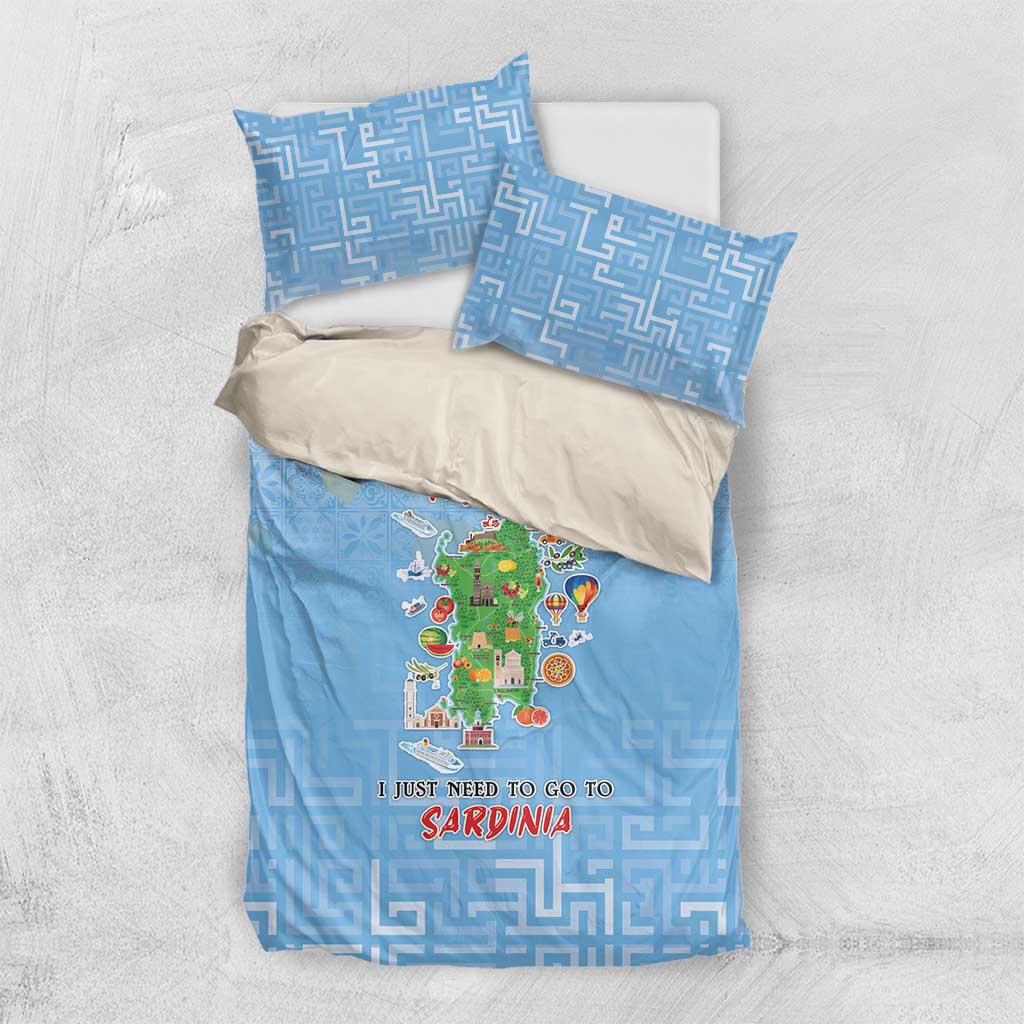 Italy Sardinia Bedding Set I Don't Need Therapy - Wonder Print Shop