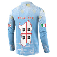 Personalized Italy Sardinia Button Sweatshirt I Don't Need Therapy - Wonder Print Shop