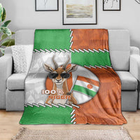 Niger Blanket Dama Gazelle Waving Flag Funny Style