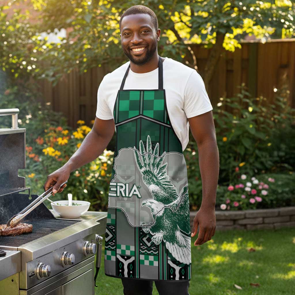 Nigeria Apron Eagle With Tribal Patterns