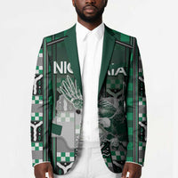 Personalized Nigeria Blazer Eagle With Tribal Patterns