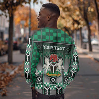 Personalized Nigeria Sweatshirt Eagle With Tribal Patterns