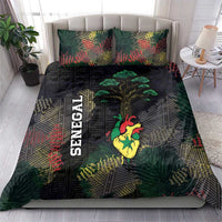 Senegal Bedding Set Heart Baobab Art Grunge Style