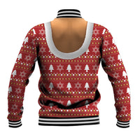 Christmas 3D Funny Graphic Baseball Jacket Boob Gold Star Pasty Ugly Knit Pattern