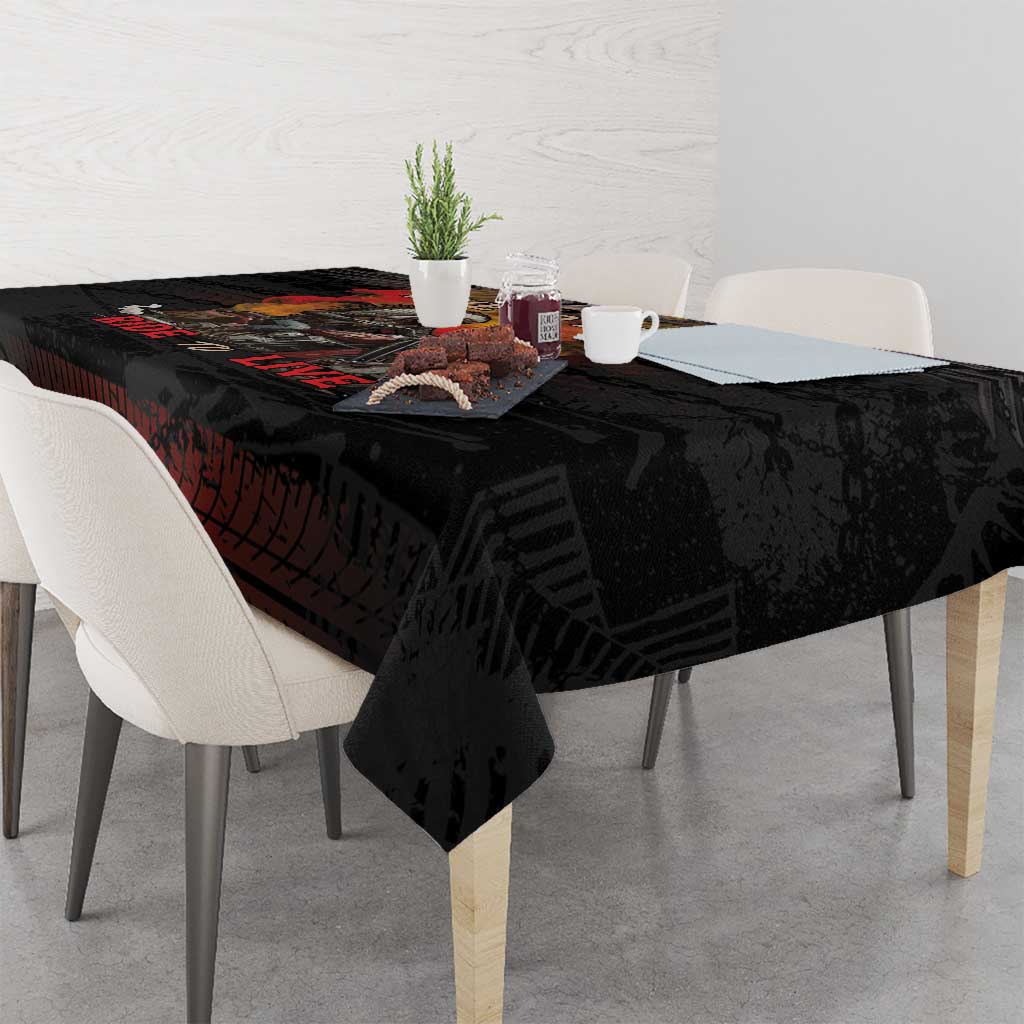 Indian Motorcycle Tablecloth Live To Ride Skull Biker Native American - Wonder Print Shop