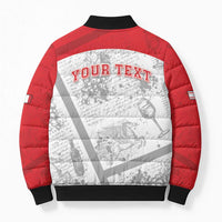 Personalized Italy Tuscany Bomber Puffer Jacket Toscana Wine Club - Wonder Print Shop