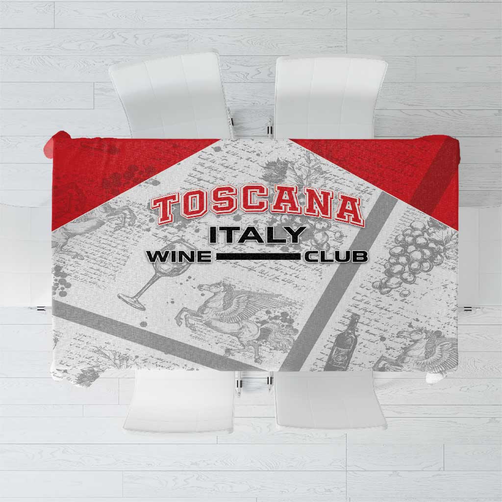 Italy Tuscany Tablecloth Toscana Wine Club - Wonder Print Shop