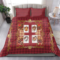 Zodiac Signs Bedding Set The Fire Element Baroque Hearts Card
