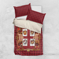Zodiac Signs Bedding Set The Fire Element Baroque Hearts Card