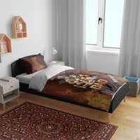 Firefighter Fathers Day Bedding Set Best Dad Ever