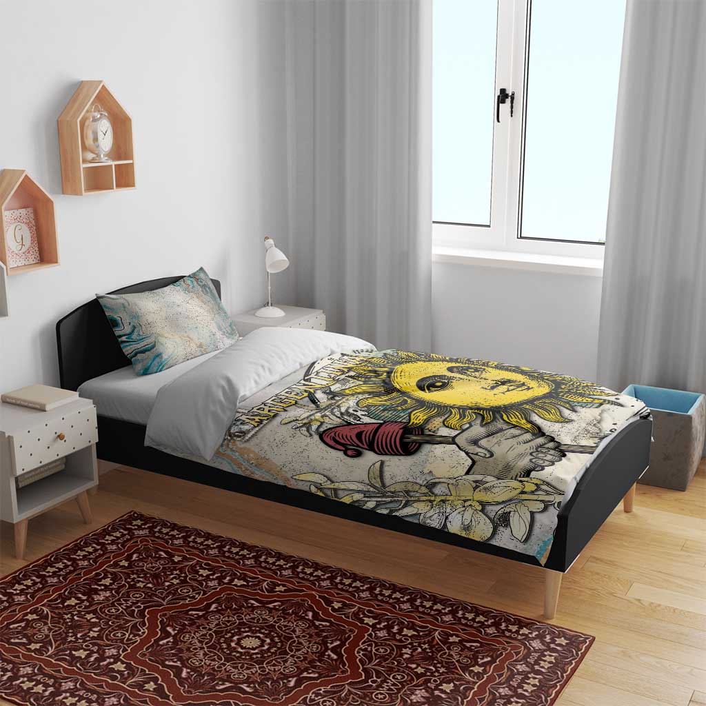 Argentina Bedding Set Sol De Mayo Retro Style - Wonder Print Shop