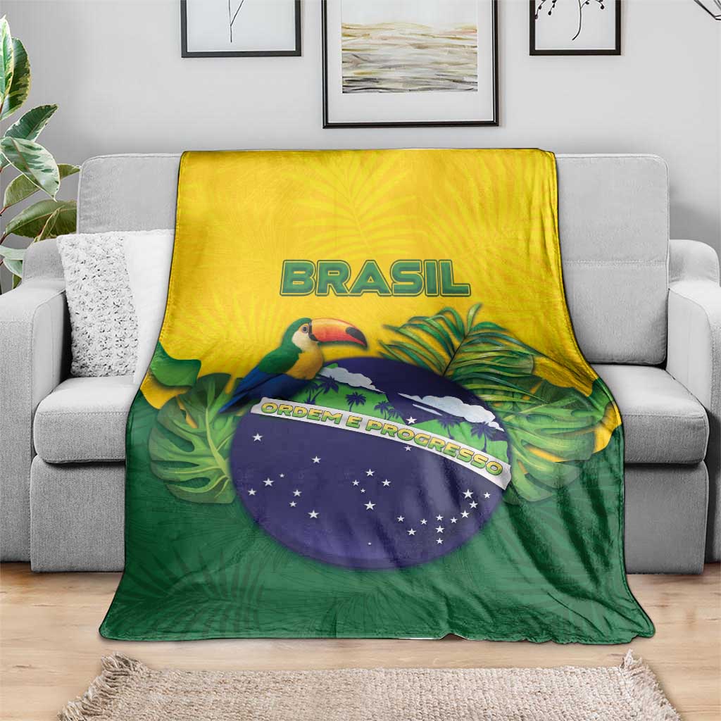 Brazil Blanket Toco Toucan Tropical Vibes - Wonder Print Shop