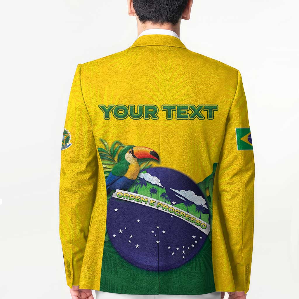 Personalized Brazil Blazer Toco Toucan Tropical Vibes - Wonder Print Shop
